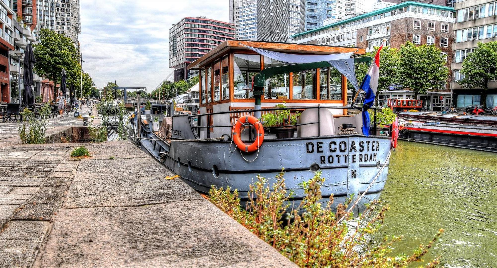 De Coaster & Aquarium Ponton Otel Rotterdam Dış mekan fotoğraf